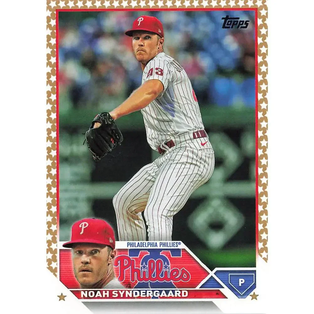 2023 Topps Gold Star Noah Syndergaard #145 Philadelphia Phillies